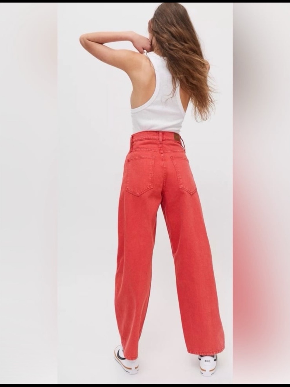 Urban Outfitters BDG Rih Extreme Baggy Orange High Rise Relaxed Fit Jean Size 2 - Picture 4 of 9